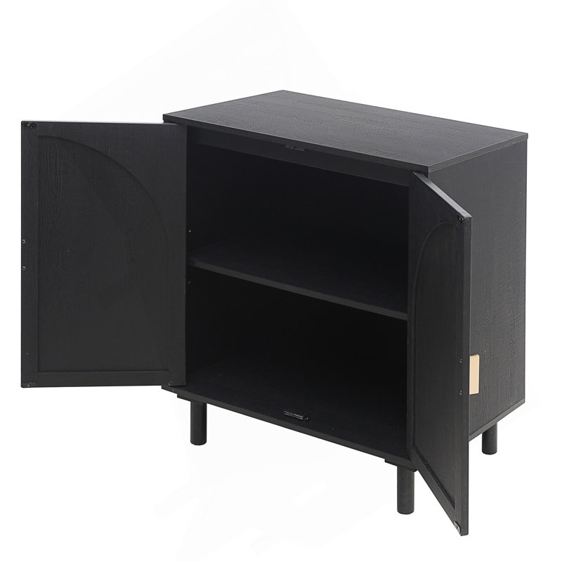 Armoire à deux portes, Noir
