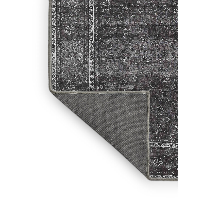 Tapis gris/beige traditionnel Lizard, Rectangle 3 pi x 5 pi