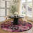Machine Washable Indoor/Outdoor Chantille ACN2295 Floral Rug-2063185541
