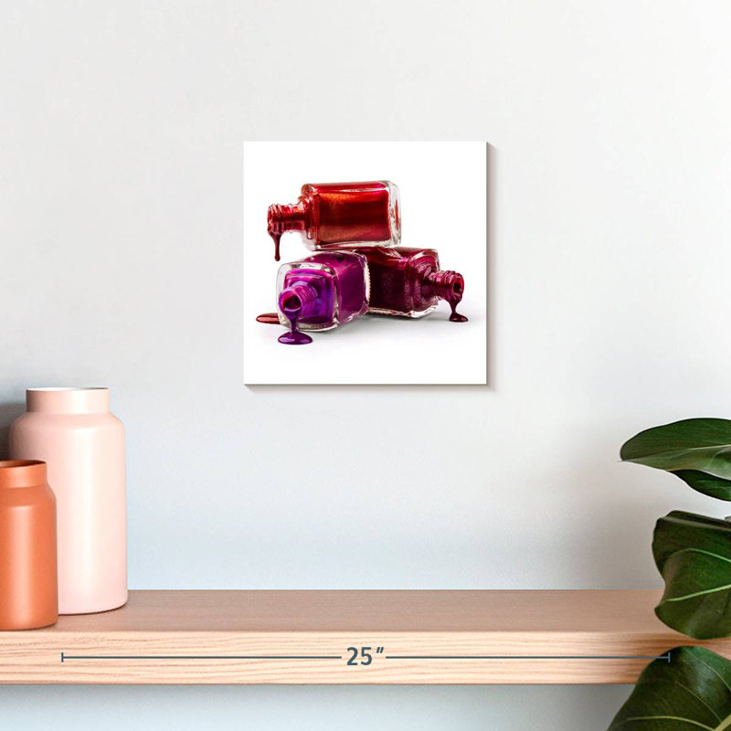Shuttleworth Spilled Nail Polish, 10" H x 10" W
