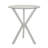 Craig-Luka Round Glass Top Metal Base Dining Table
