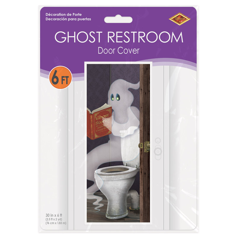Couvercle de porte de toilette Ghost