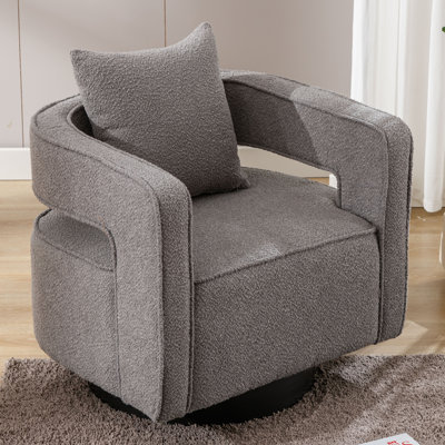 29 inches Wide  Swivel Barrel Chair