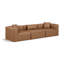 Canapé modulaire en similicuir 3 pièces Houswerth-94884227