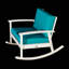 Chaise berçante en bois massif Ingibergur-684785589-684785591