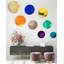 Miroir en acrylique abstrait cercles - ensemble de 8 art mural, fabriqué aux États-Unis - décor et cadeau de luxe moderne