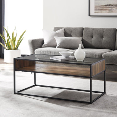 Frame Coffee Table with Storage