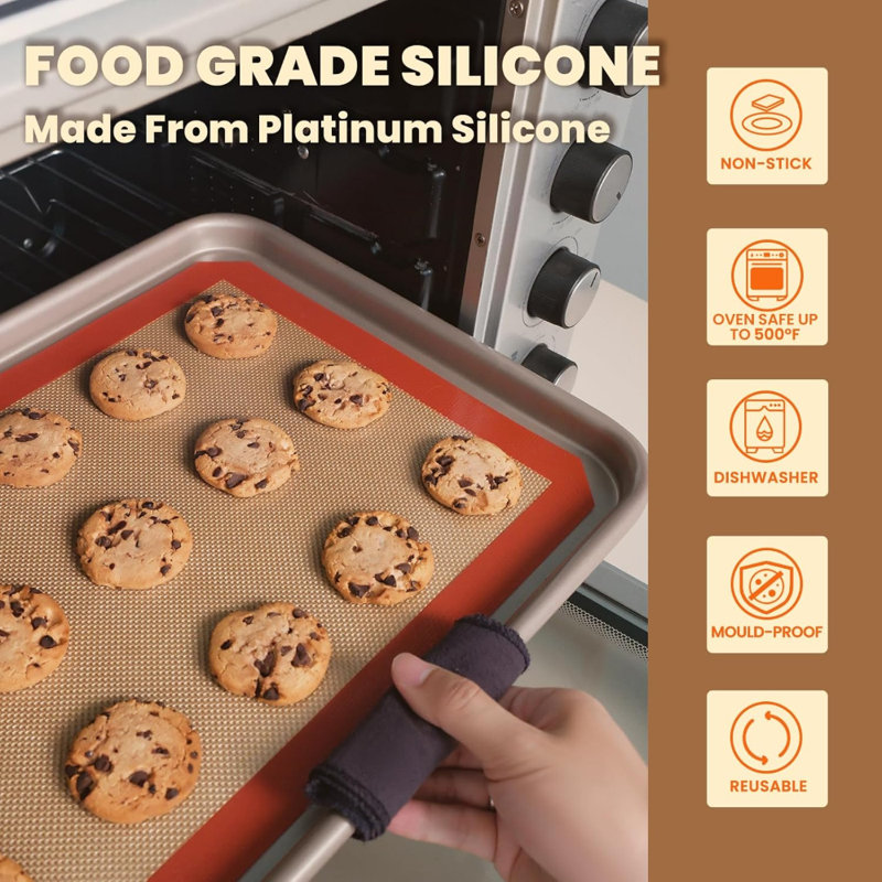 Reusable Half and Quarter Baking Sheets