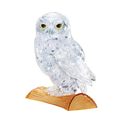 Casse-tête en cristal 3D hibou