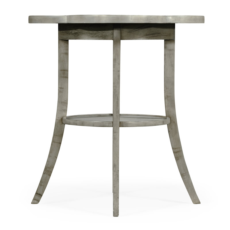 Casually Country End Table, Antique Dark Gray