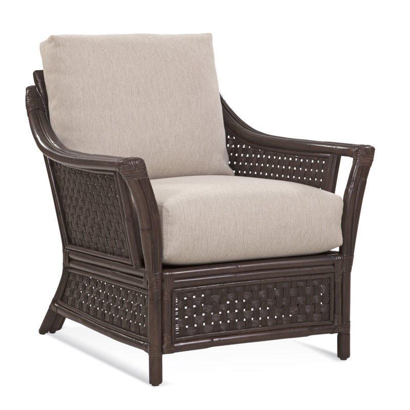 Boca Armchair, White Sugar Performance; 0863-91, Antique Frost White