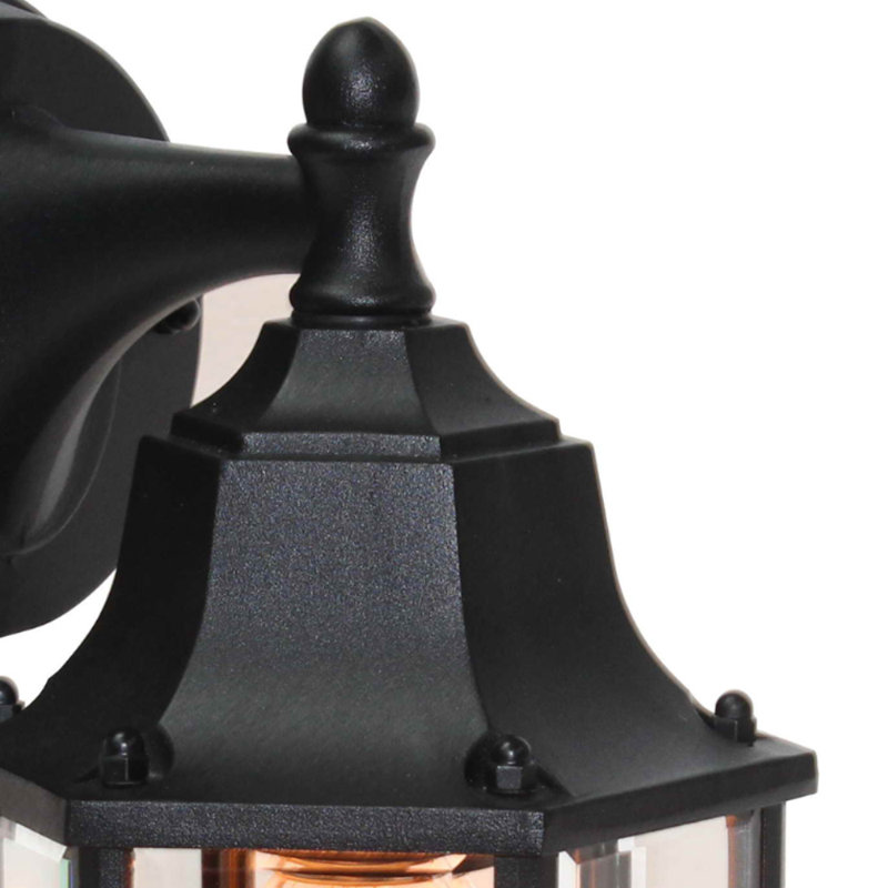 Lanterne murale d’extérieur à del Filer, H 9,89 po x l 6,25 po x P 6,25 po, 6