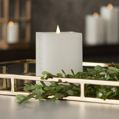 Classic Motion Flameless Square Candle