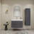 35.4" Wall-Mounted Single Bathroom Vanity Set-70381365