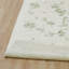 Tapis blanc / crème / vert à poils longs en laine Cloudscape-105793021