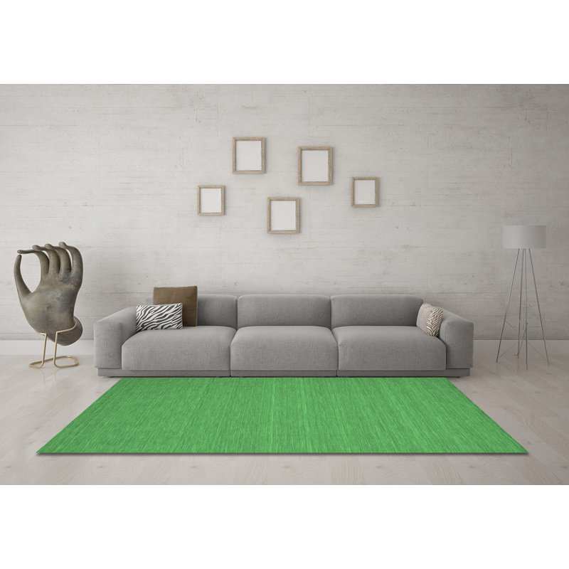 Aniyan Washable Abstract Indoor Rug, Square 4'