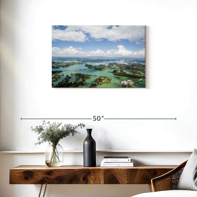 Guatape Lakes, 20" H x 30" W