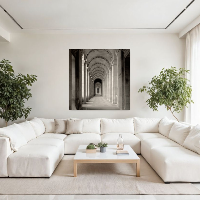 Paris 27, architecture contemporaine, H 48 po x l 48 po