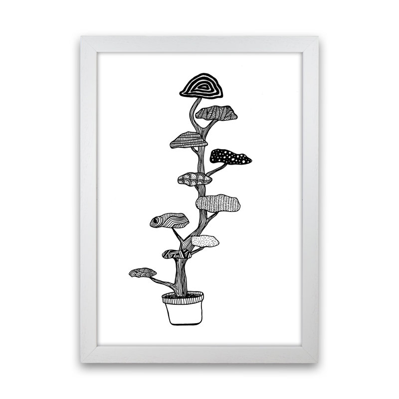 Cloud Tree by Carissa Tanton - Print, 63cm H x 46cm W x 3cm D, White Framed