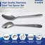 Teaspoons Set of 6 -13.2 cm / 5.19 in, Stainless Steel Tea Spoon for Coffee & Dessert, Dishwasher Safe, Small Spoon Set for Home Kitchen & Restaurant (C61 - 6 Pcs)