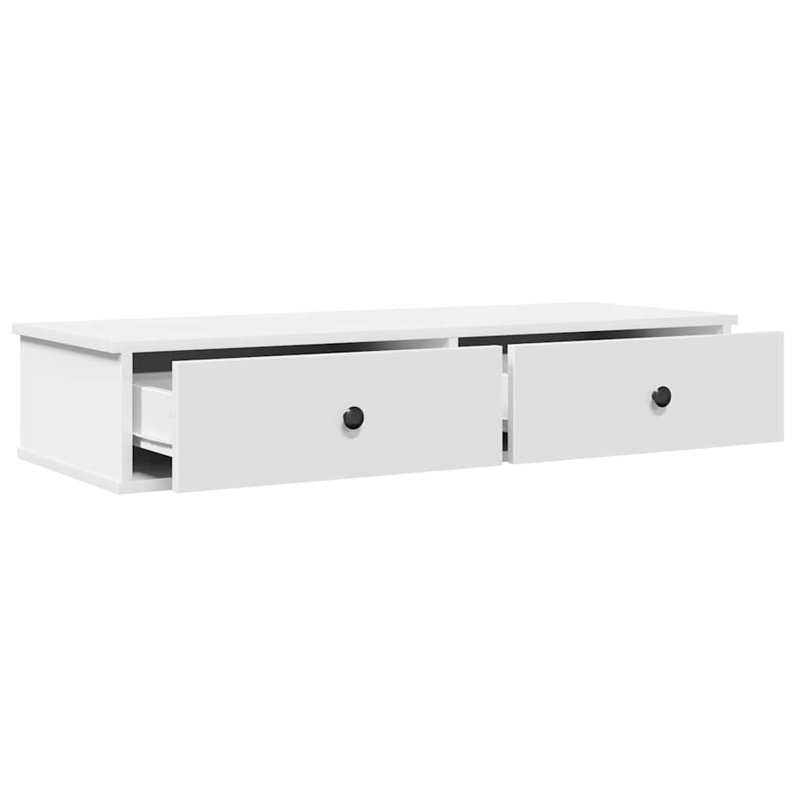 112-9 Wall Mounted Shelf, White