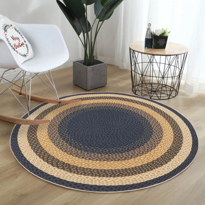 Noemi Round Cotton Area Rug