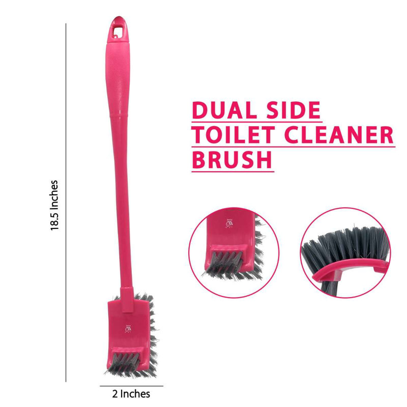 Brosse de toilette murale WBM Home - rose