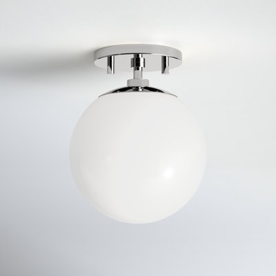 Luna Glass Semi Flush Mount