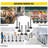 VEVOR 38'' H x 13'' W Stanchion System