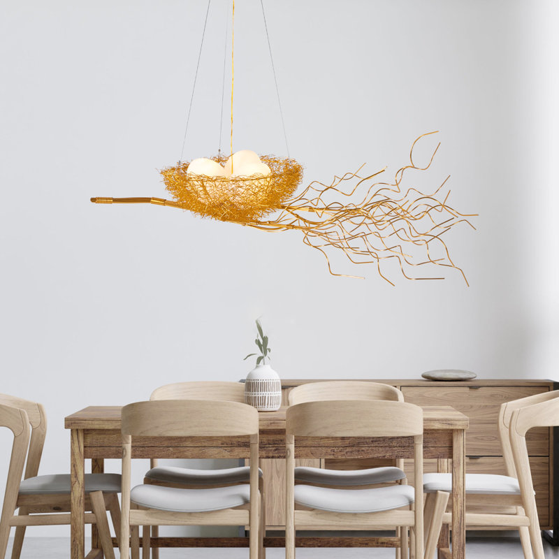 Borg 3 - Light Birdcage Chandelier