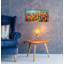 «Colorful City», art mural en verre acrylique, 48 po x 24 po-1779382330