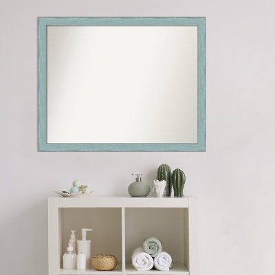 Miroir mural de salle de bain bleu ciel