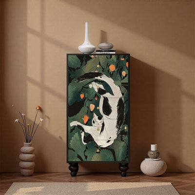 Elegant Five Drawer Storage Cabinet