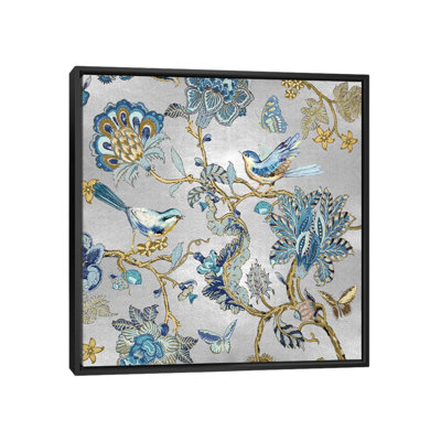 « passing through i on silver », reproduction d’art sur toile en argent