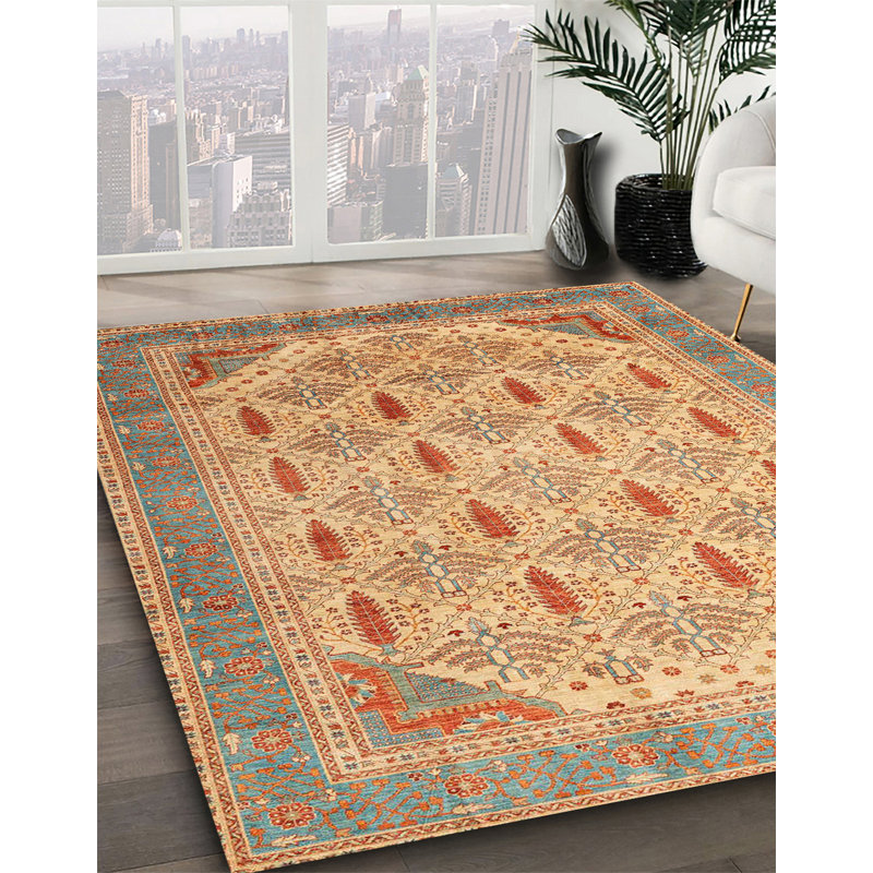 Tapis abstrait 4171, Rond 3 pi