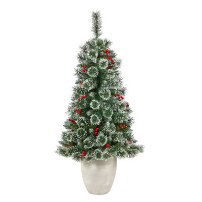 Swiss Easy Set-Up 50' Lighted Pine Christmas Tree