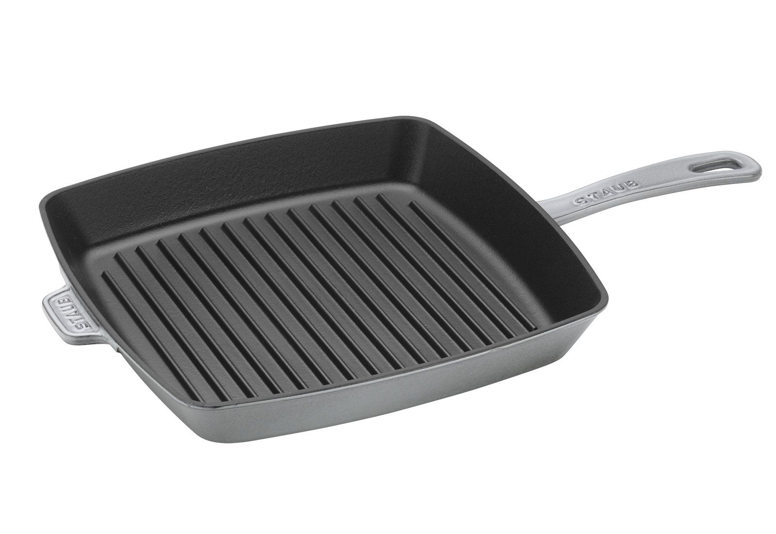 Staub 12" Cast Iron American Grill Pan, 12" x 12", Gray