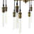 Lustre suspendu en laiton antique Modway Resolve - 34