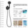 Double Rain Shower Set with 8-Functions