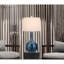 Ensemble de 2 lampes de table style gourde avec design décoratif H 29 po