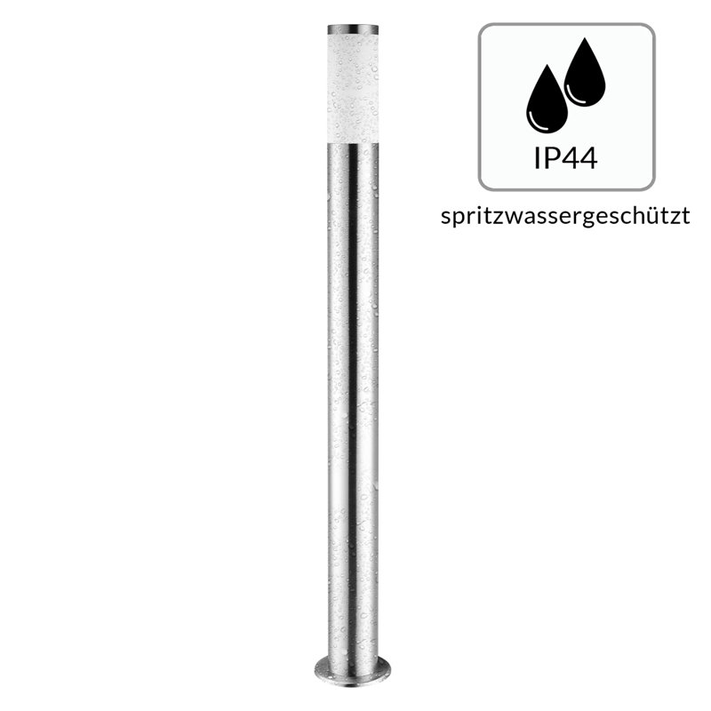 Path light 1-light Waseca, Silver