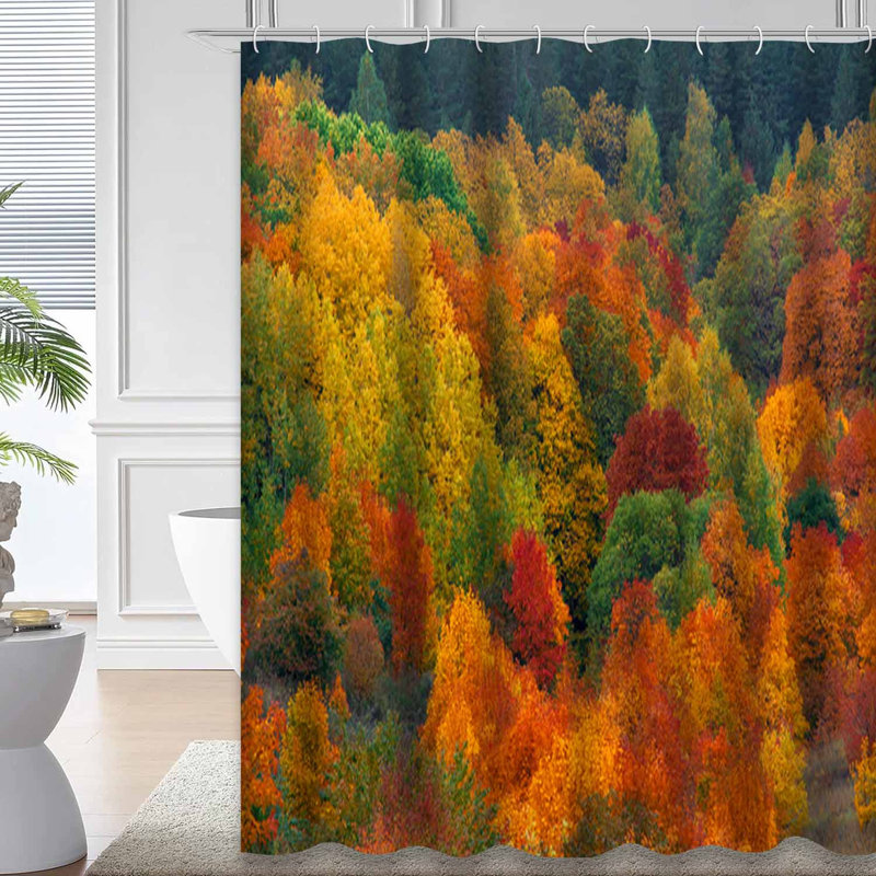 Rideau de douche Autumn Nature, L 72 po x l 72 po