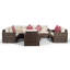 Yancey 5 Seater Rattan Corner Sofa Set