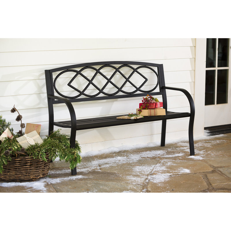 Banc de jardin en acier Arani