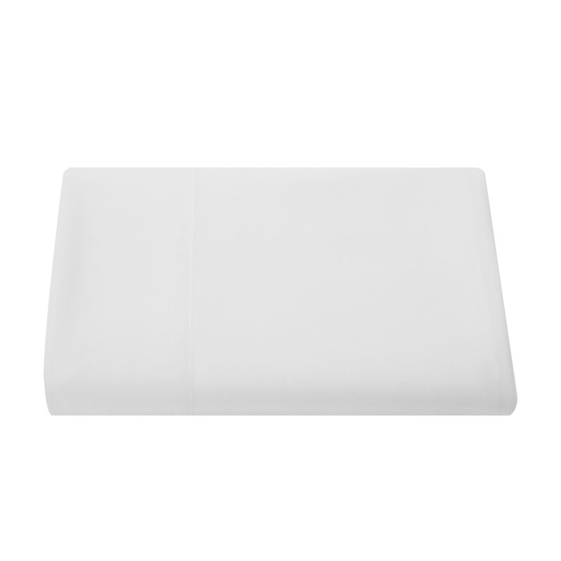 Solid Color Cotton Blend Percale Flat Sheet Case Pack, Full XL