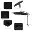 Laurennicole 98.4'' Lighted Cantilever Umbrella-1758670825