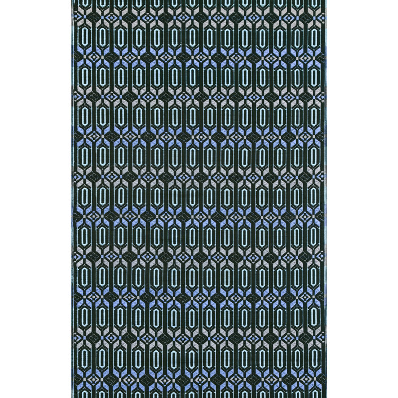Geometric Indoor / Outdoor Rug, Rectangle 4' x 6'