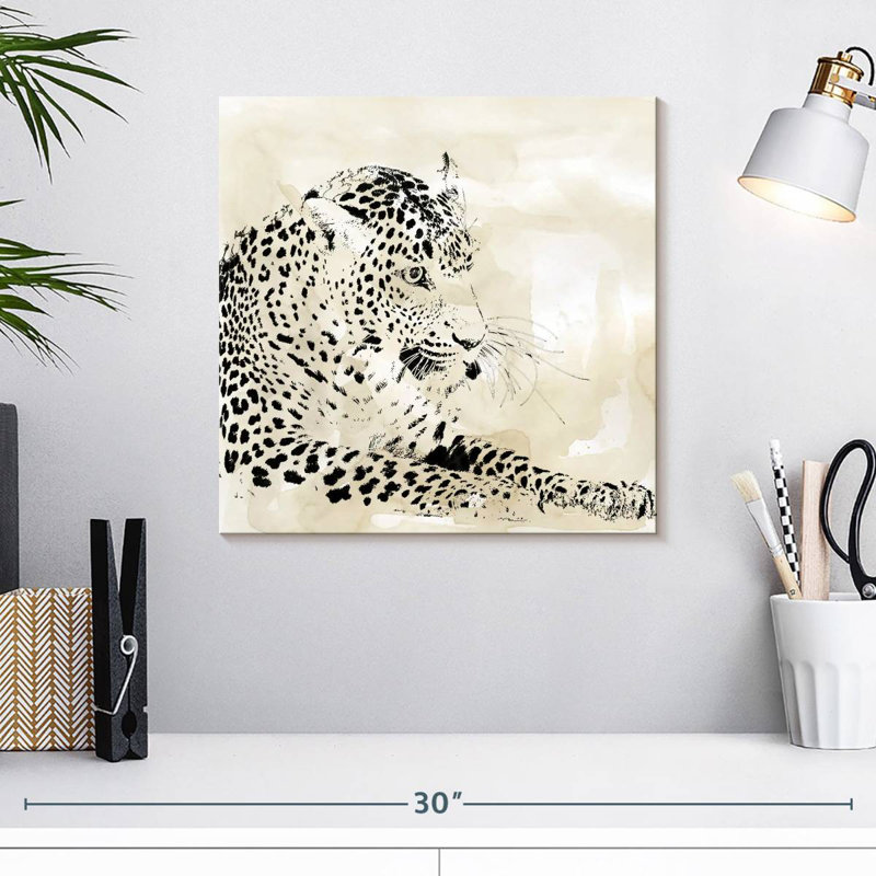 Crowle Leopard Spots I, 16" H x 16" W