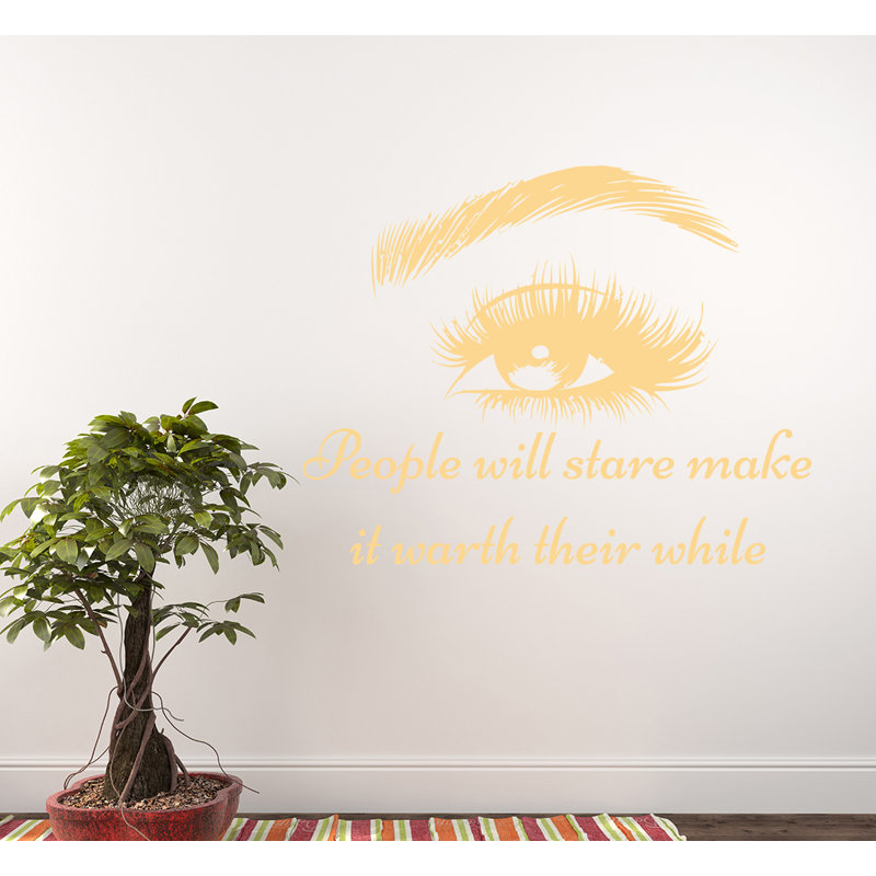 Autocollant / décalcomanie mural, Crème