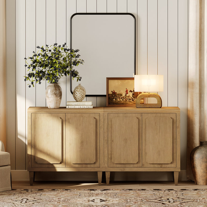 Buffet moderne avec rangement Dildy, Oak